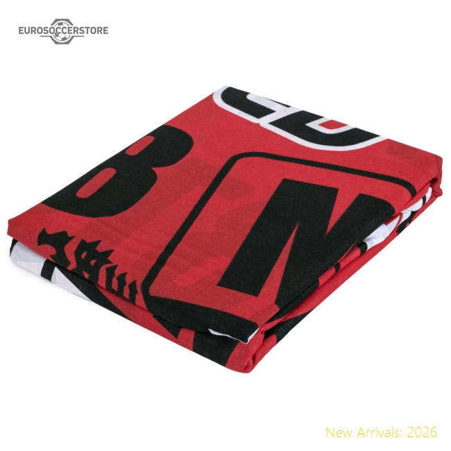 Manchester United Fc Patch Single Duvet Set - Authentic Design