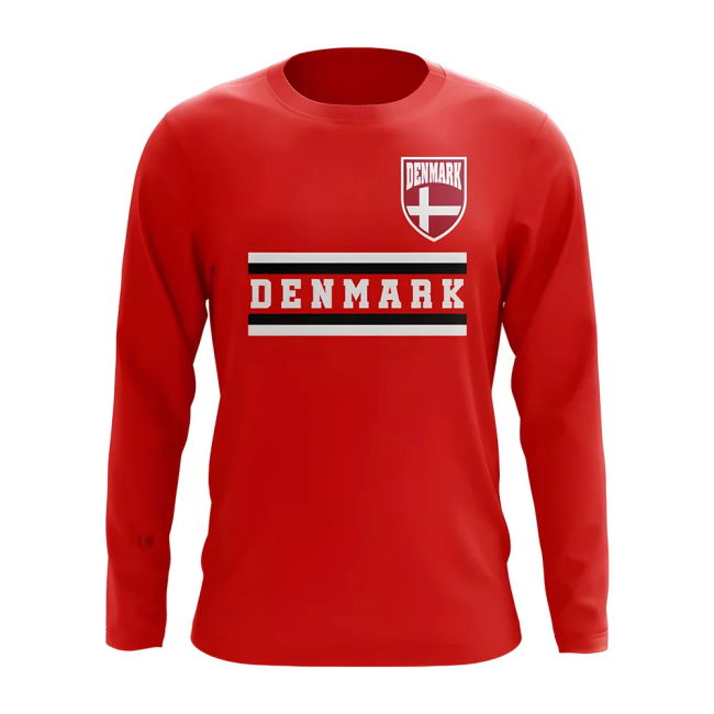 New Breathable Denmark Home Soccer Jersey