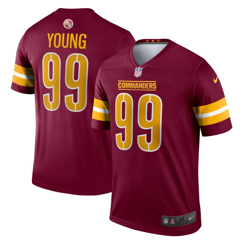 None Chase Young WAS Commanders Iconic Official Jersey Football Appare