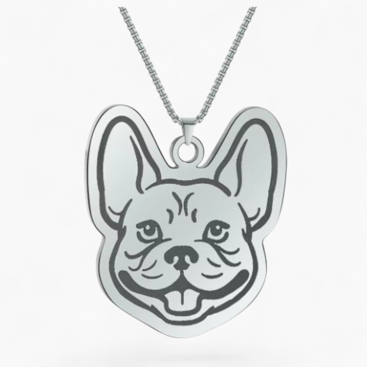Bulldura French Bulldog Necklace Steel – Durable Dog Lover Pendant