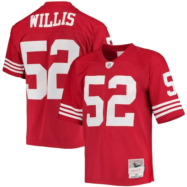 San Francisco 49ers Replica NFL Jersey - Scarlet | Performance Foot...