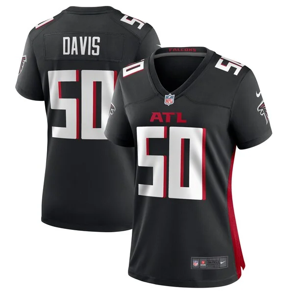 None Tae Davis Game Jersey - Black | NFL Player Jersey | NFL Football