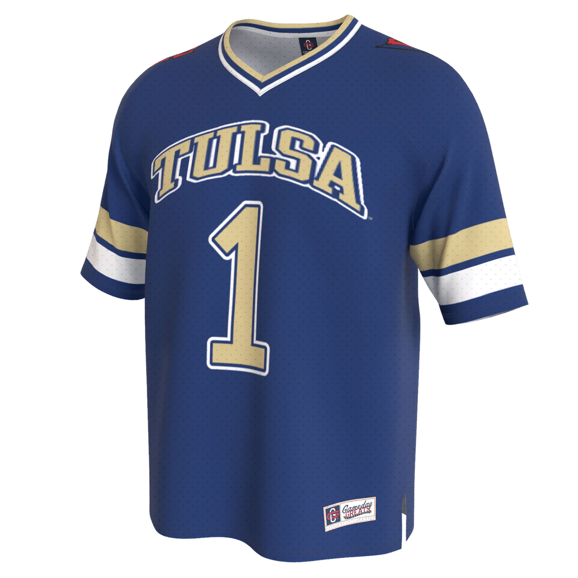 [DDG] Tulsa Golden Hurricane GameDay Greats Youth Lightweight Collegiate Football Fashion Jersey - Royal