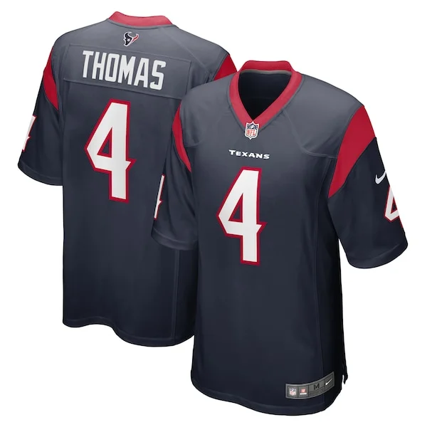 None Tavierre Thomas Game Jersey - Navy | NFL Player Jersey | NFL Foot