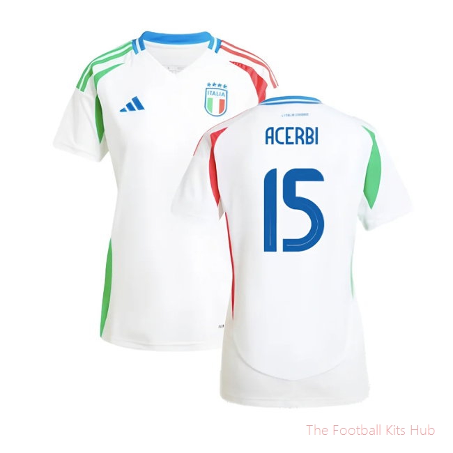 2024-2025 Italy Away Shirt (Ladies) (ACERBI 15)