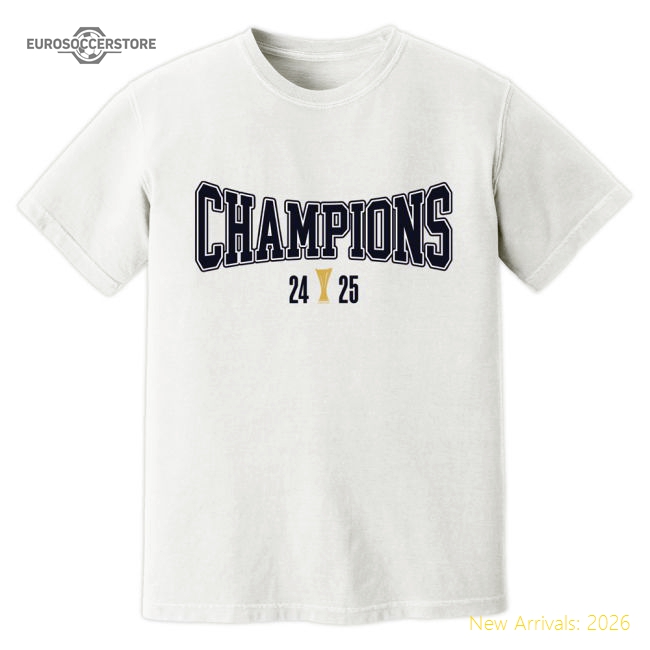 Thfc Europa League Champions T-shirt (white) - Authentic Design