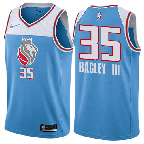 Blue Sacramento Kings #35 Nike Jersey - NBA Fan Apparel
