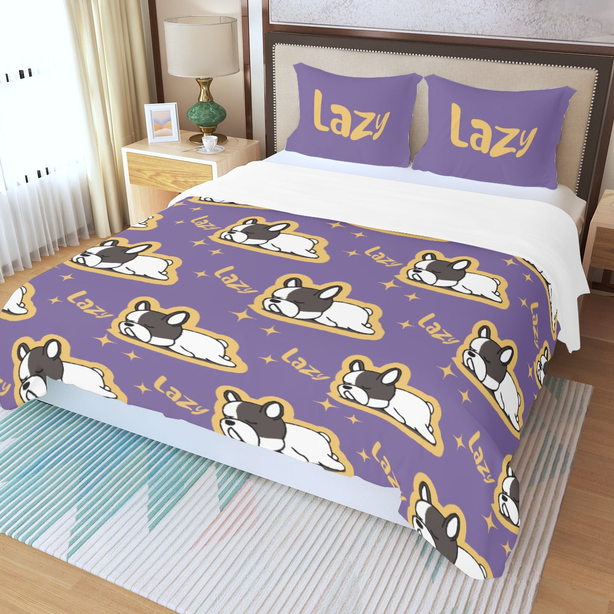 French Bulldog Bella Bedding Set Cute Frenchie Essential