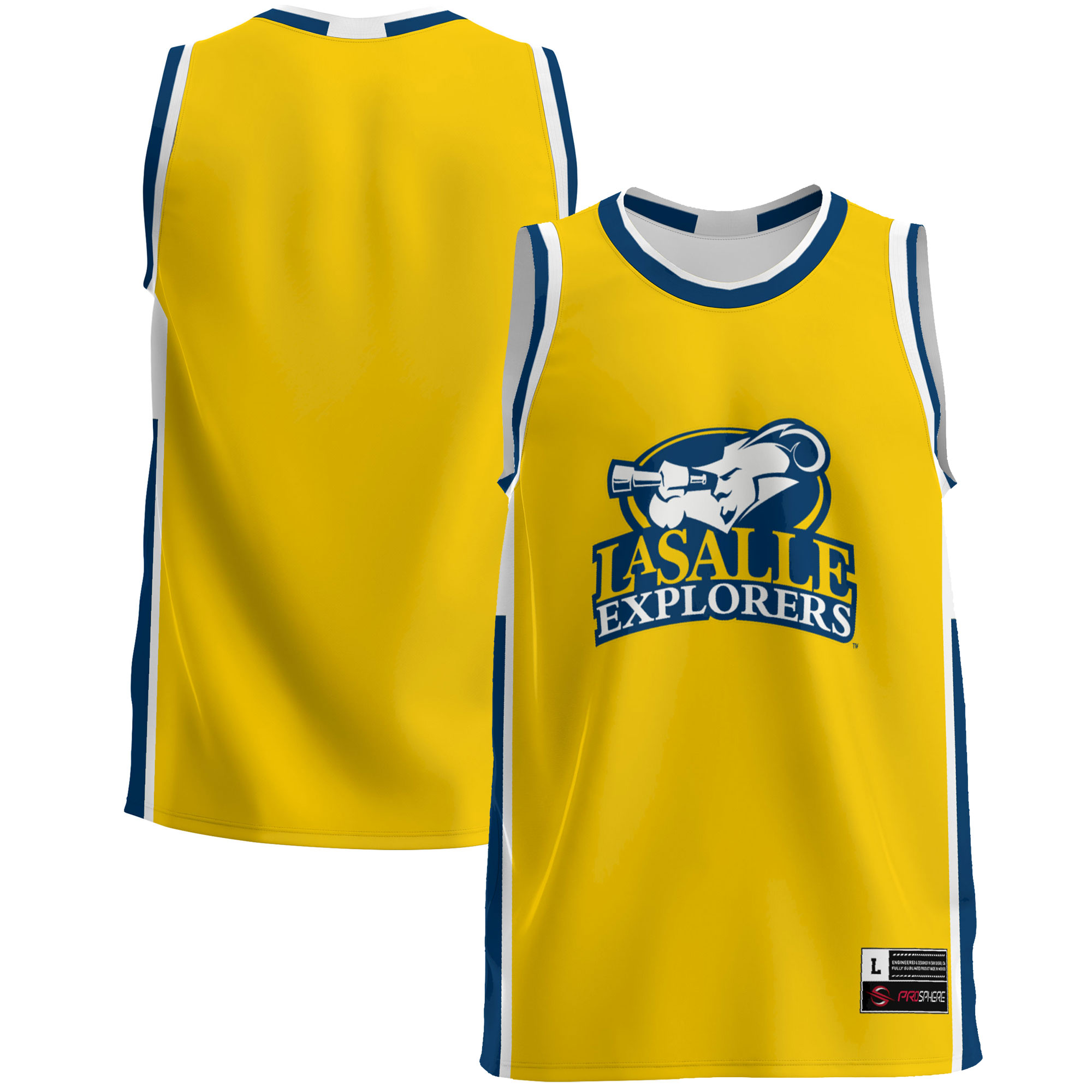 [DDG] Youth La Salle Explorers GameDay Greats Lightweight Basketball Jersey - Blue
