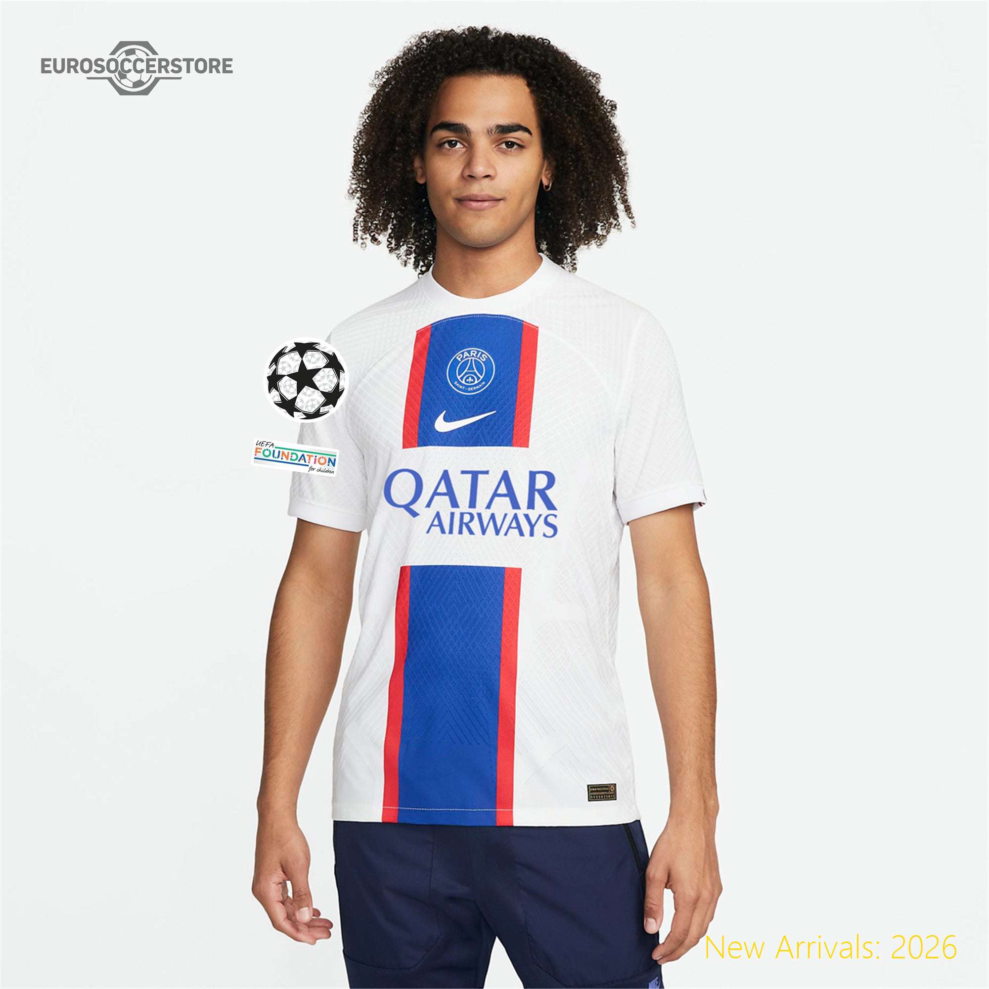 Stylish Stylish Men Psg Team Third Top-grade Jersey 2023