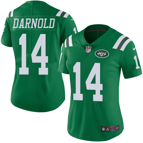 NFL Y J Jets #14 Sam Darnold Green Limited Jersey - Authentic Quality