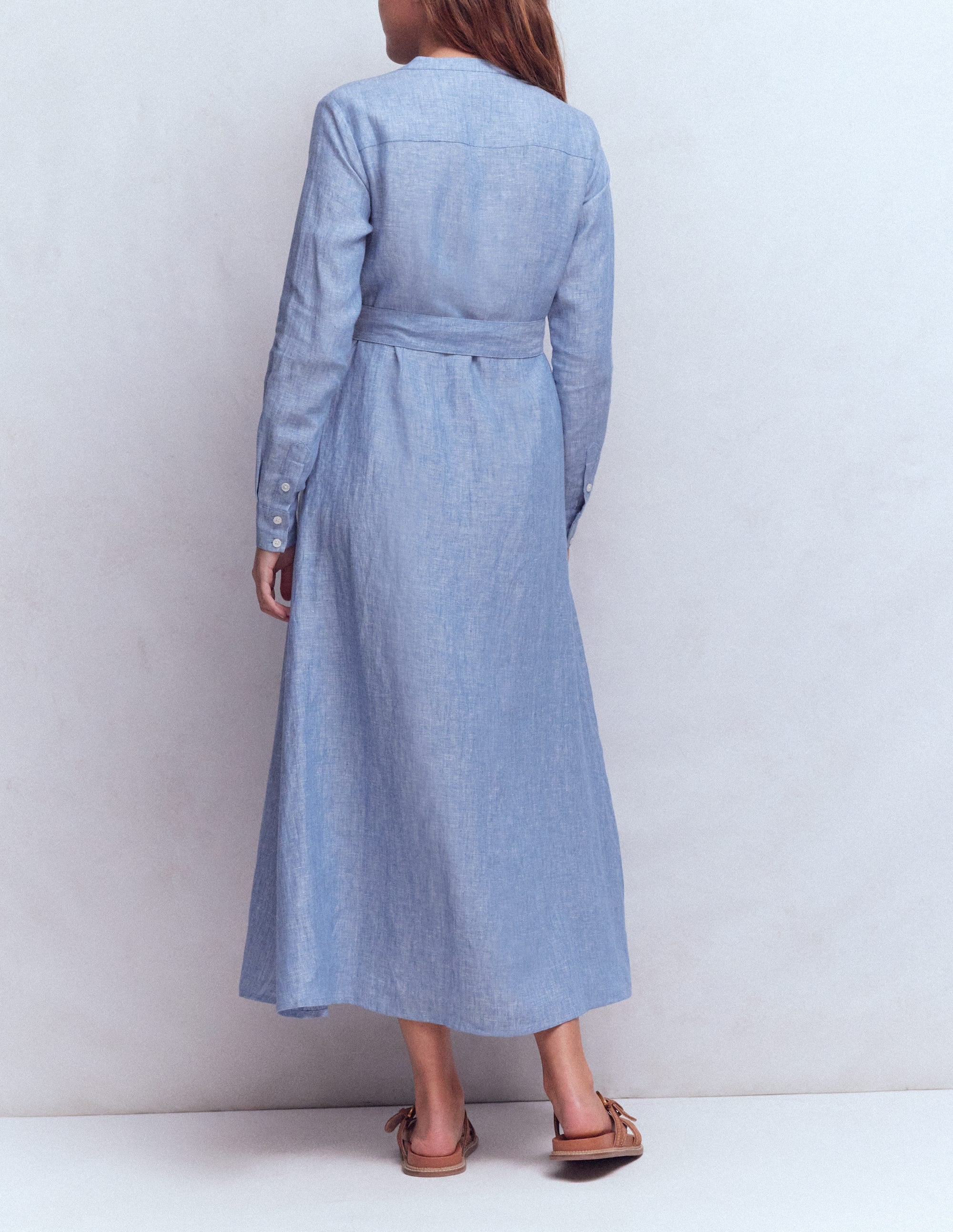 Mollie Linen Midi Dress