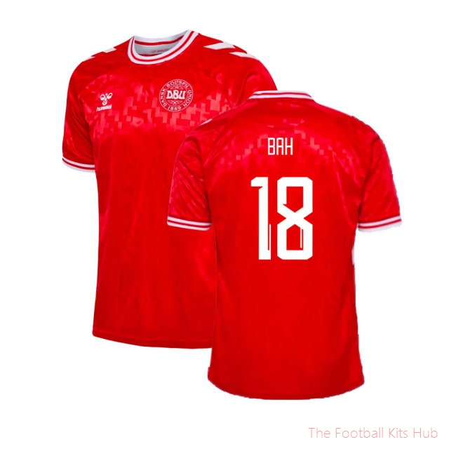 2024-2025 Denmark Home Shirt (Bah 18)