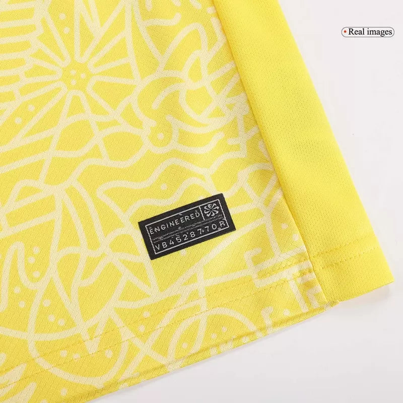 Brazil Kid¡®s Home Soccer Jerseys (Jersey+Short) Kit 2024Authentic Kit