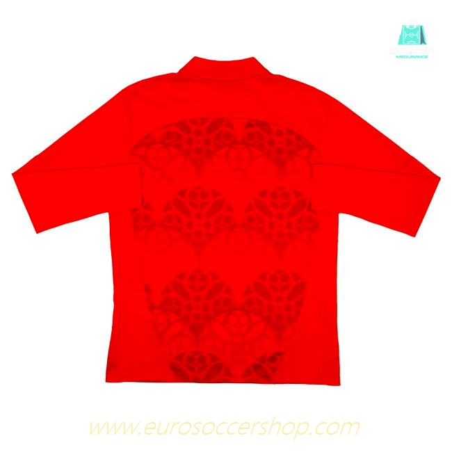 2024-2025 Red Bull Leipzig Prematch 1/4 Zip Top (Red)