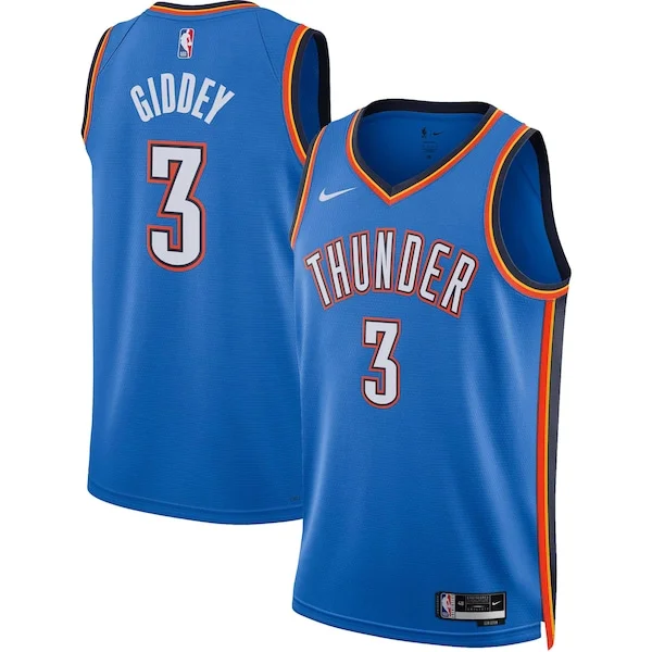 Josh Giddey OKC Swingman Jersey - top-tier modern - Blue workout