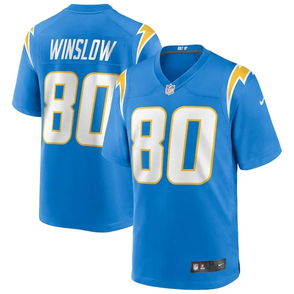 None Kellen Winslow Game Jersey - Blue | NFL Player Jersey | NFL Footb