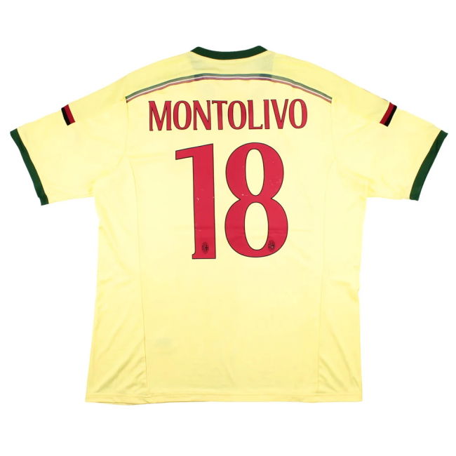 ACM Third Shirt (XL) Montolivo #18 (Excellent) Antibacterial