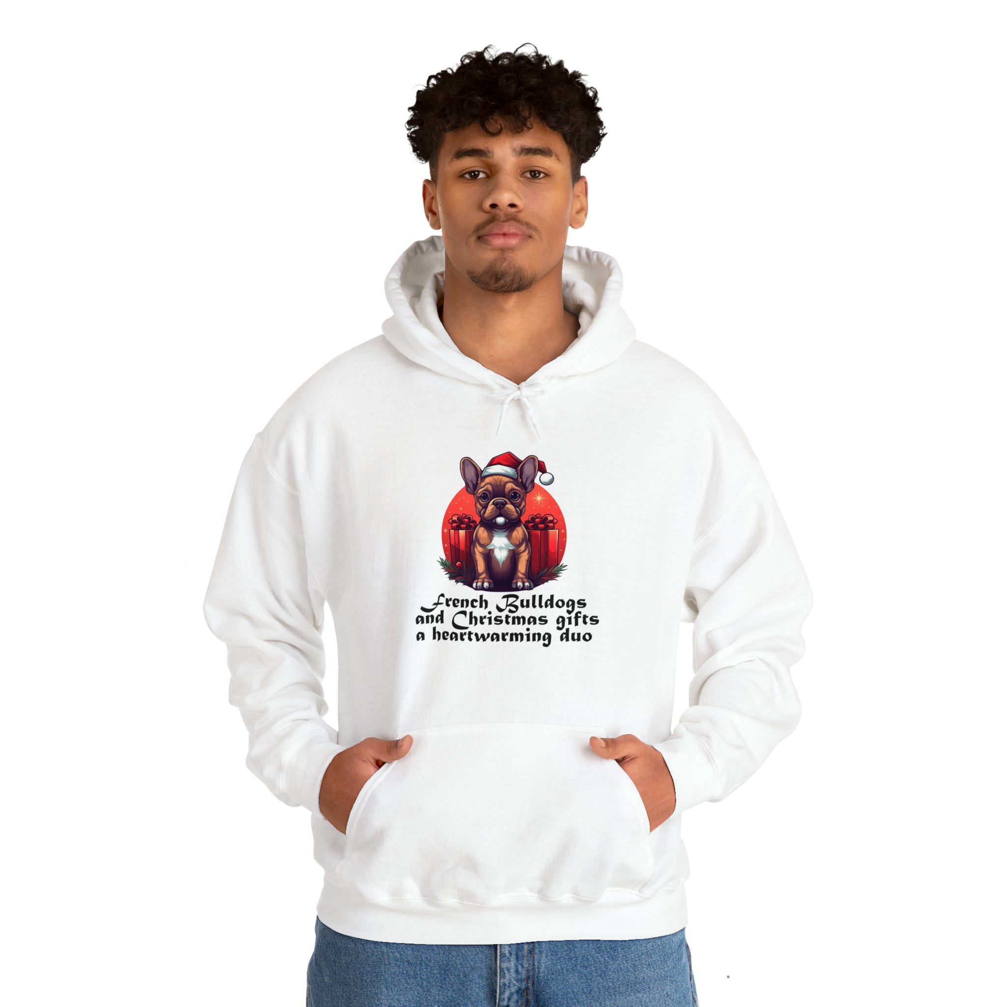 Casual Frenchie And Christmas Gifts Unisex Hoodie For Frenchie Fans