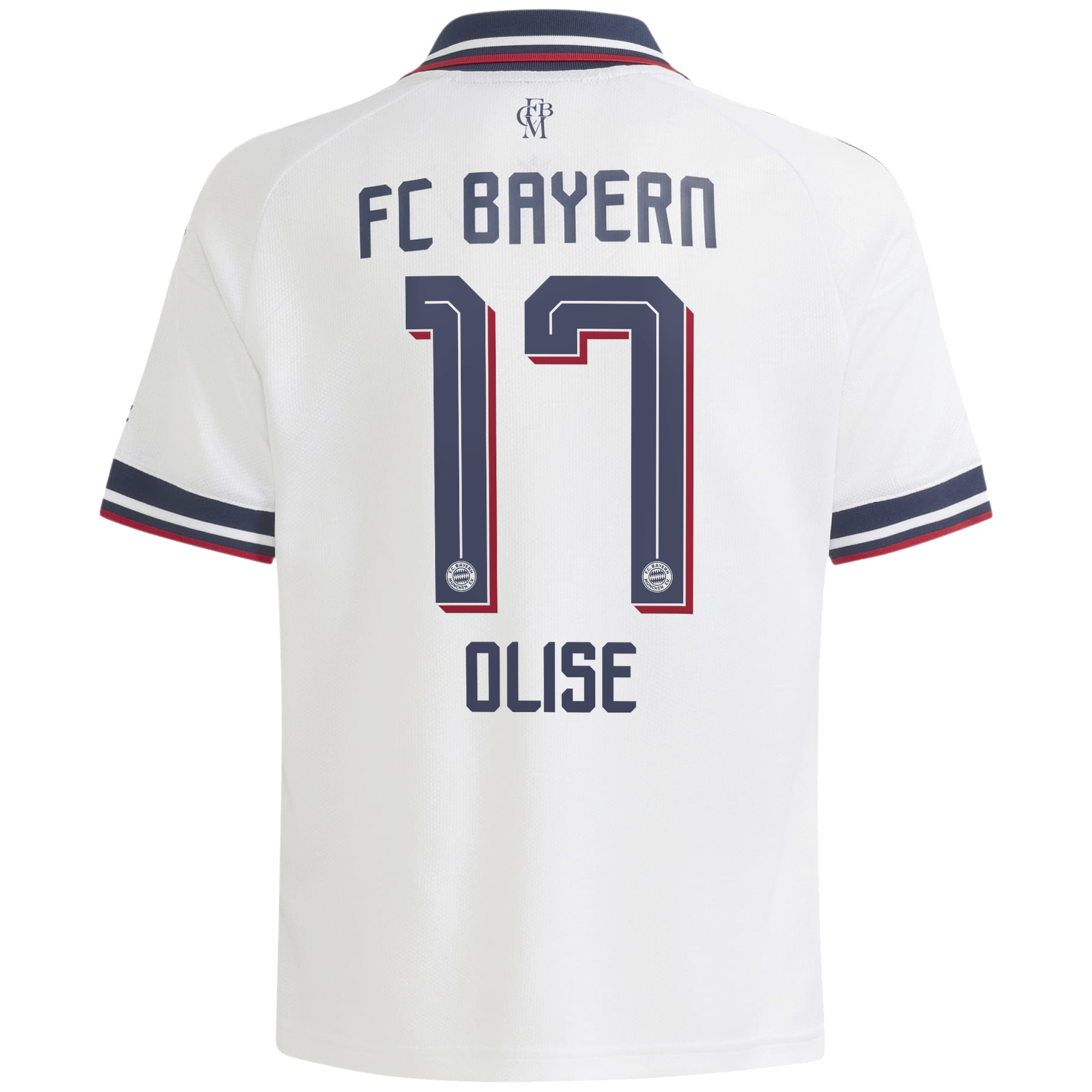 [SJH] Michael Olise Bayern Munich Youth 2026/27 Away Replica Jersey - White