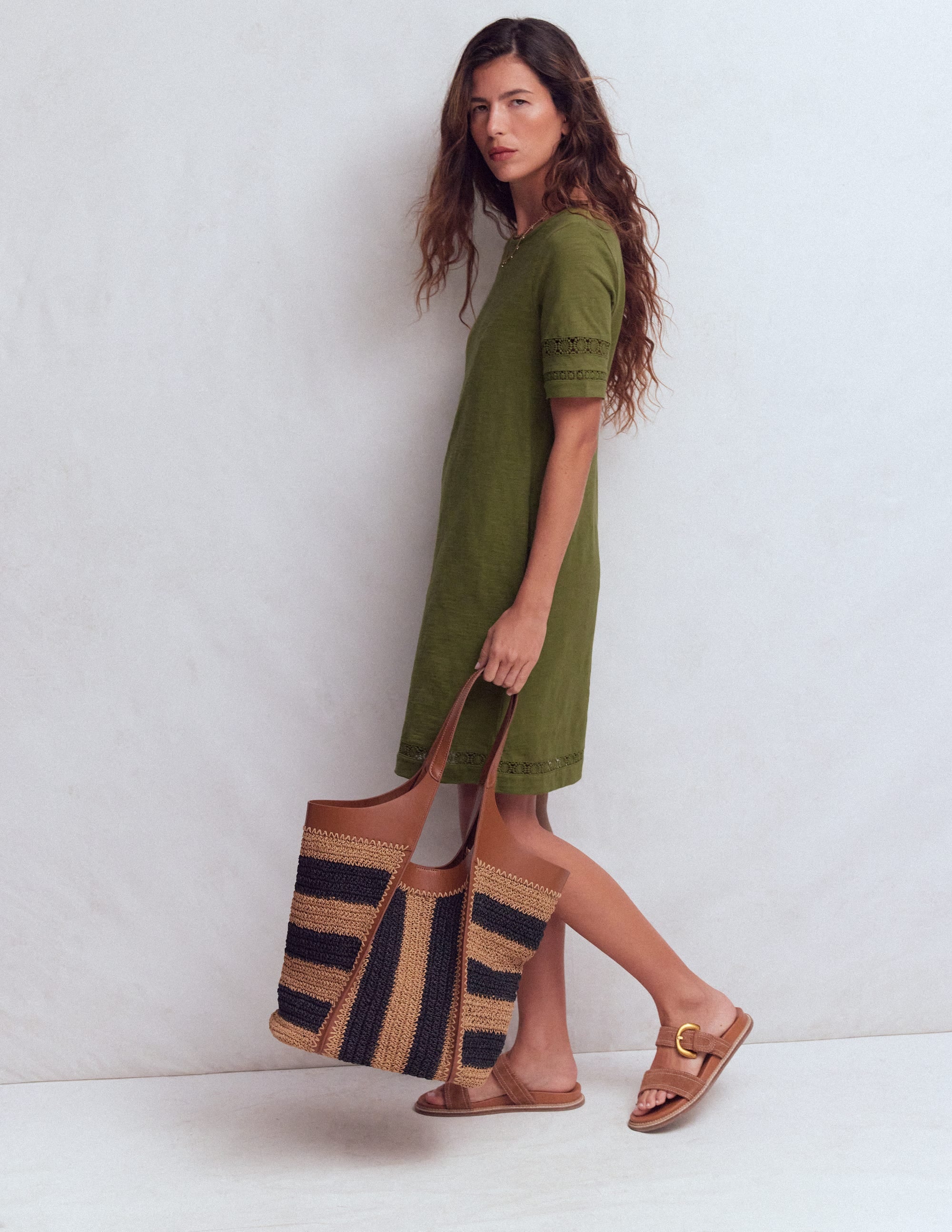 Hattie Jersey T-shirt Dress