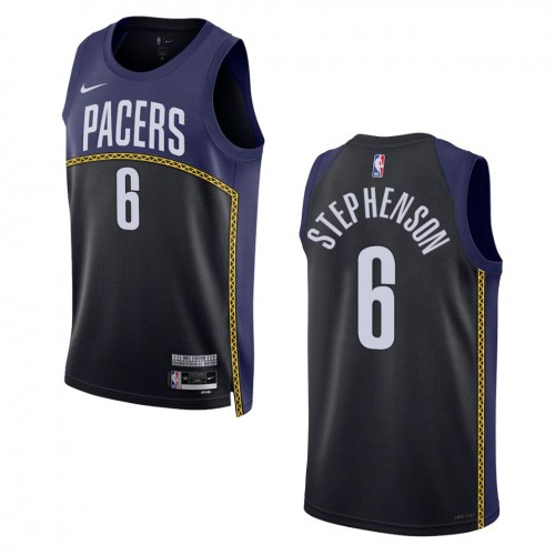 Indiana Indiana Pacers #6 Lance Stephenson Unisex Nike Blue 2022-23 Swingman Jersey ¨C City Edition Mens