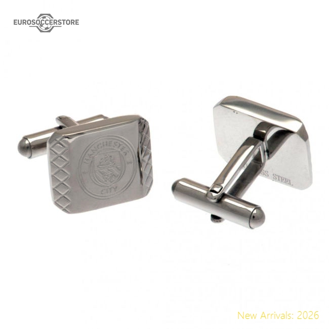 Manchester City 2024-25 Fan Version For Adults Cufflinks Game Day Jersey