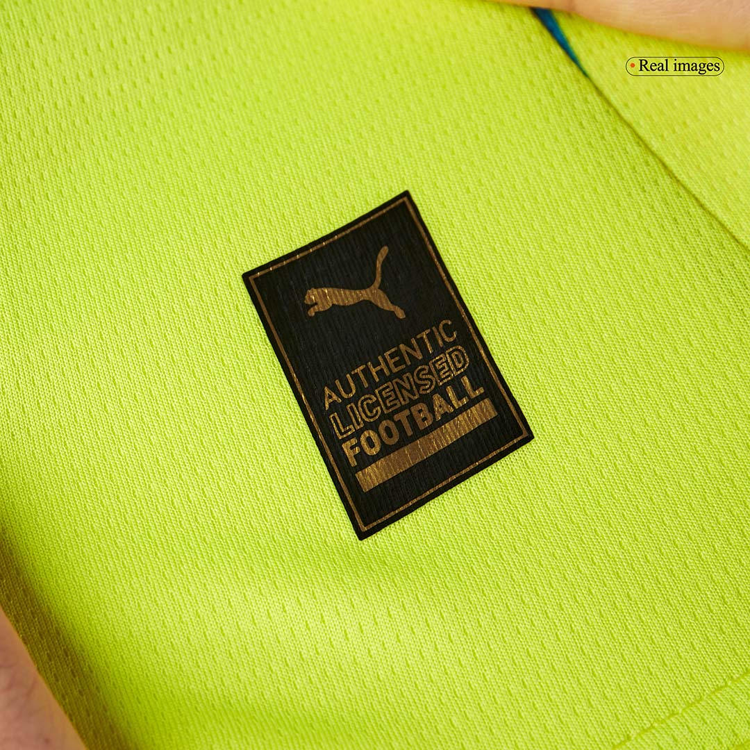 Kid's Manchester City Away Soccer Jersey Kit(Jersey+Shorts+Socks) 2024