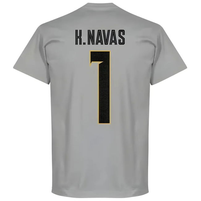 Top-Tier Fan-Favorite Costa Rica K. Navas 1 Team Gk T-Shirt - Grey