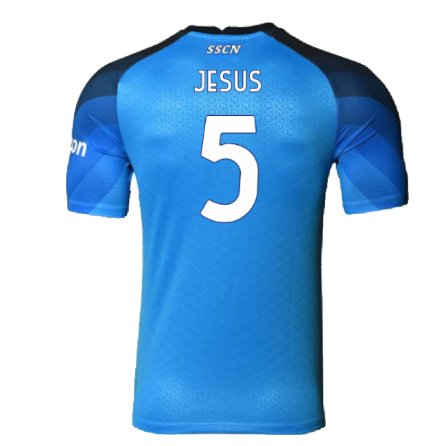 Napoli Team Contemporary Home Soccer Jersey
