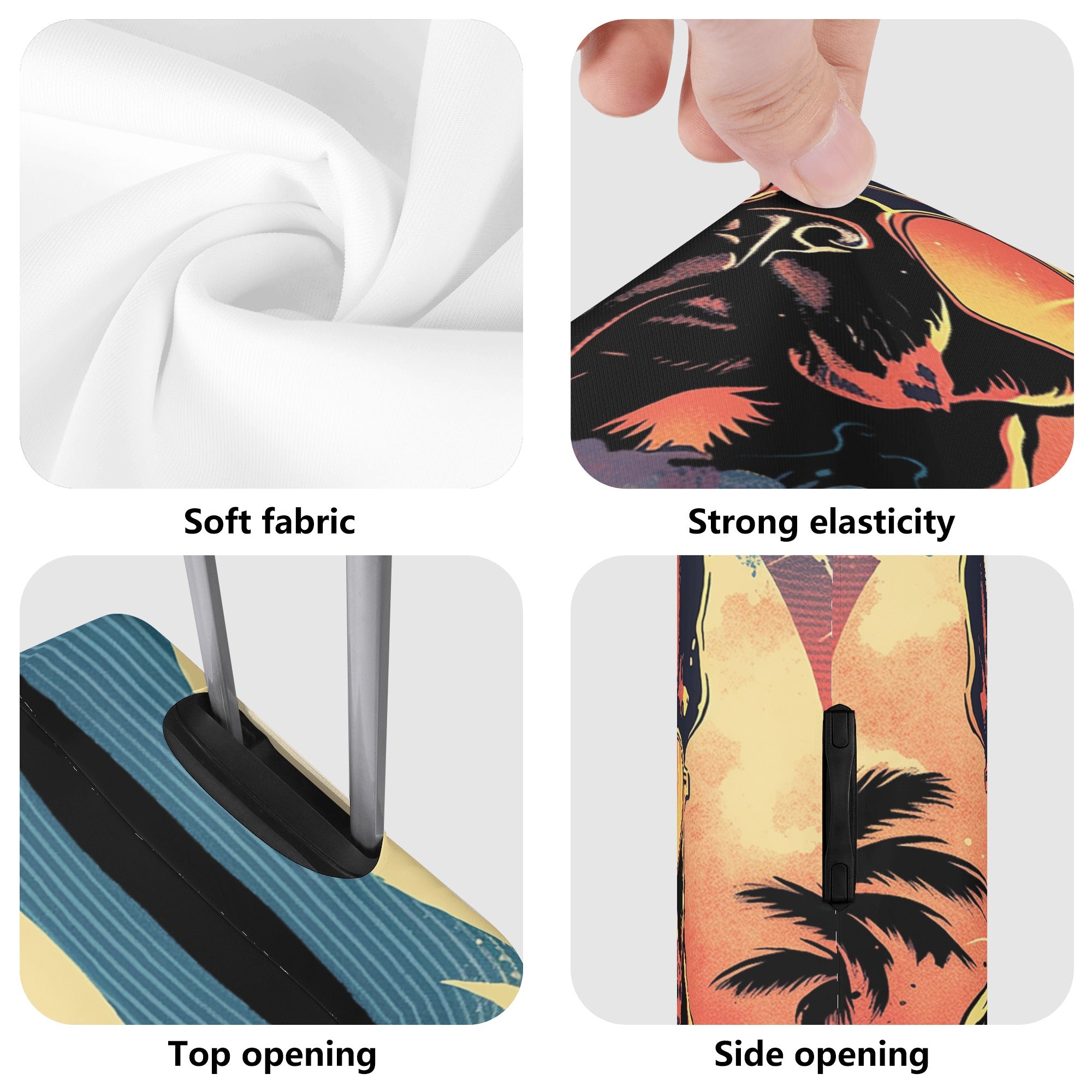 French Bulldog Hazel - Safe Luggage Cover Summer Wear | Safe For Paws