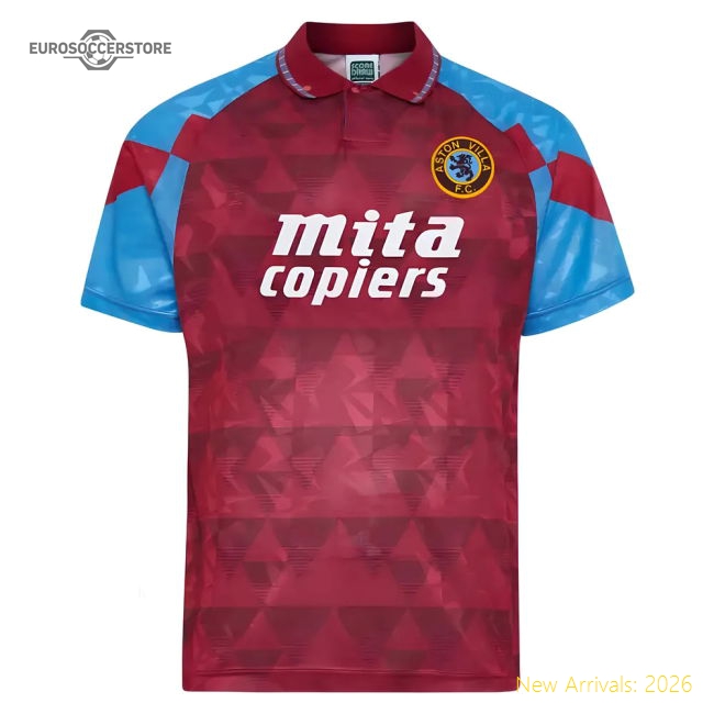 2023-2024 Aston Villa Shirt Premium Jersey Grealish Adidas Climacool
