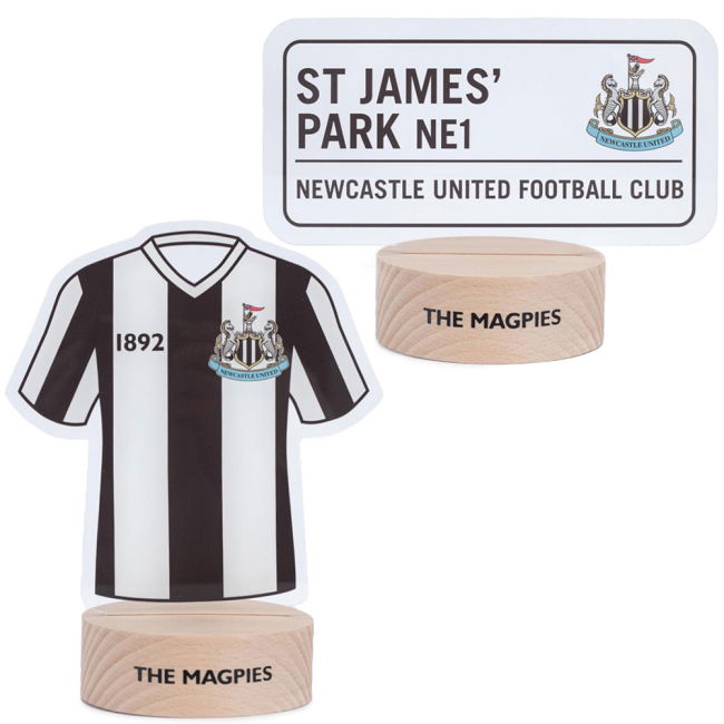 2024-24 Newcastle Home Football Shirt Name & Number L S