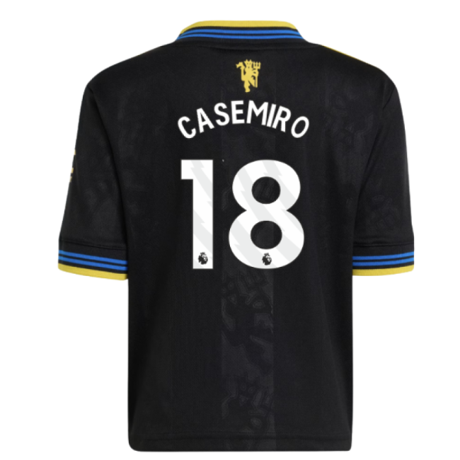 Authentic Man Utd Casemiro 18 2025 2025-2026 Manchester United Thir...