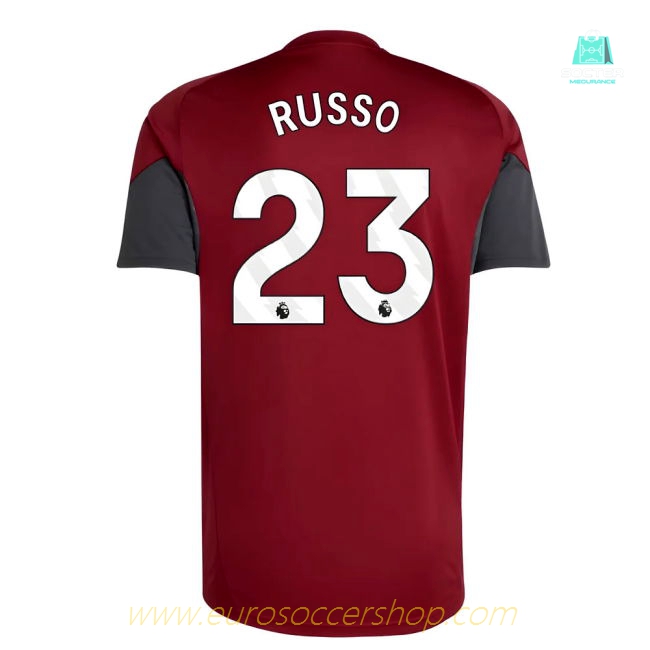 2025-2026 Arsenal EU Training Jersey (Burgundy) (Russo 23)