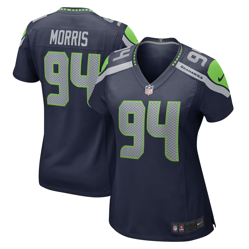 None Mike Morris Record-Breaker SEA Seahawks High-Quality Jersey