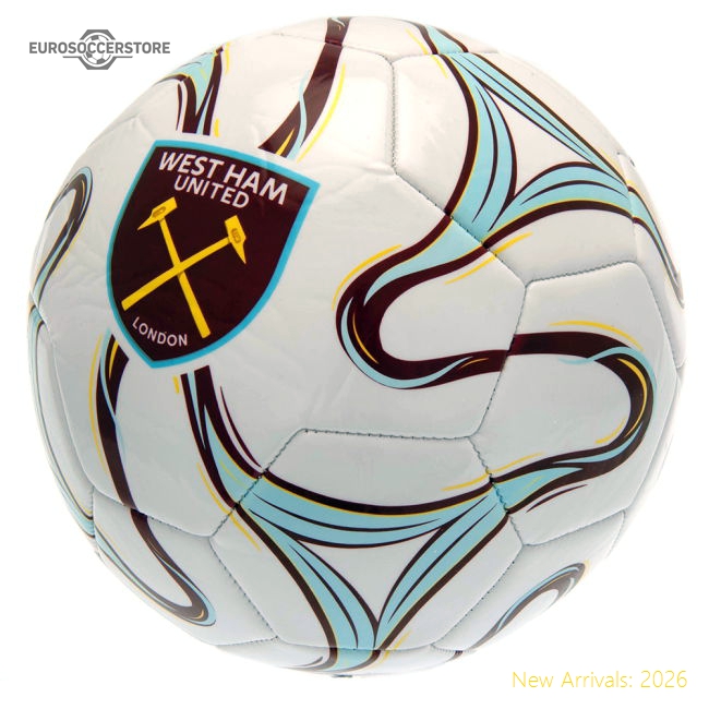 Luxury West Ham United Fc Cosmos White Football - Great Value