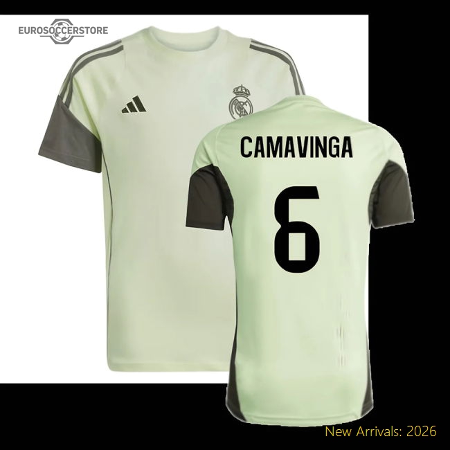 Soft Football Team Kids Jersey Camavinga 2025-2026 Performance Fabric