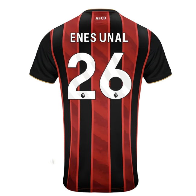 2025-2026 Bournemouth Home Shirt (Enes Unal 26) | Competitive Price