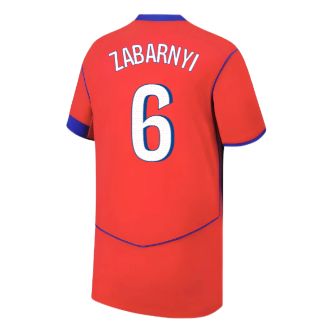 Psg Zabarnyi Genuine Third Jersey Heritage Moisture-wicking