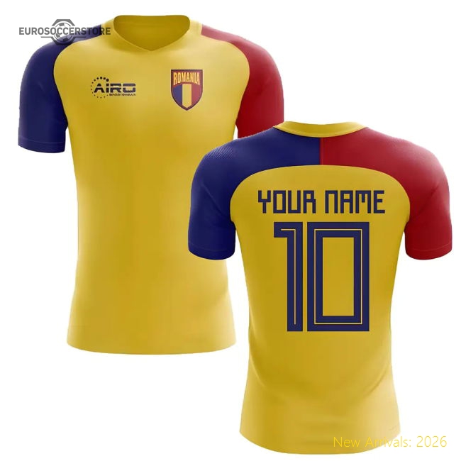 Romania 2025 Home Jersey Shirt Football Fan Apparel Supporter Game Day Apparel