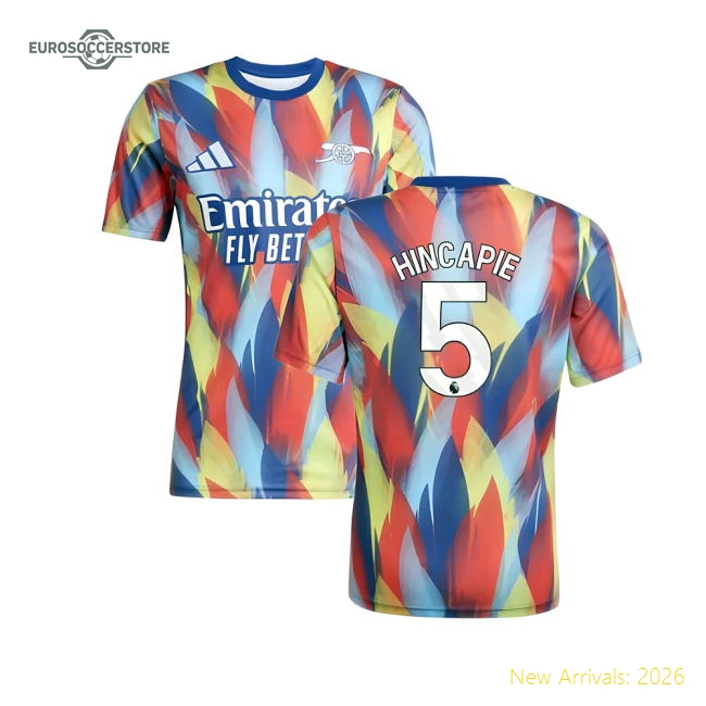 2025-2026 Arsenal Pre-Match Shirt (Victory Blue) - Kids (Hincapie 5)