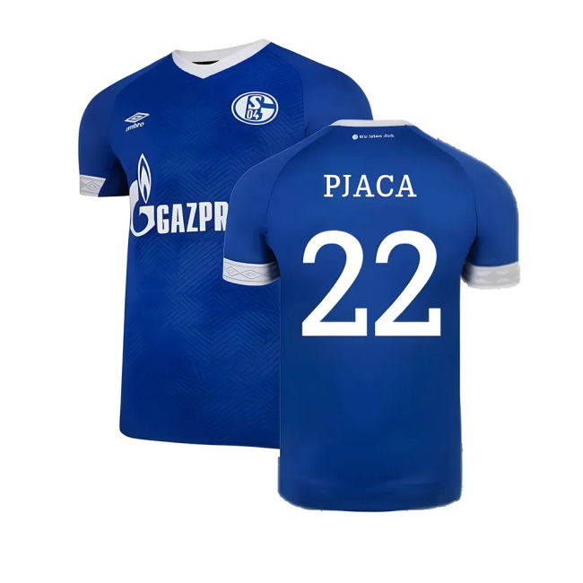 2018-19 Schalke Home Elegant Shirt ((Mint) (Mint) Durable Stitching