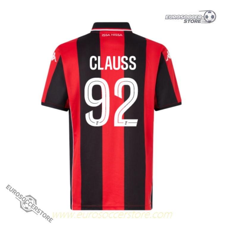 OGC Nice 25-26 Season Home CLAUSS 92 Version Jersey
