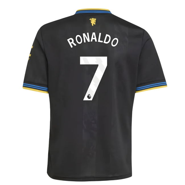 Modern Man Utd 2025-2026 Man Utd Third Shirt (Kids) (Ronaldo 7) for...