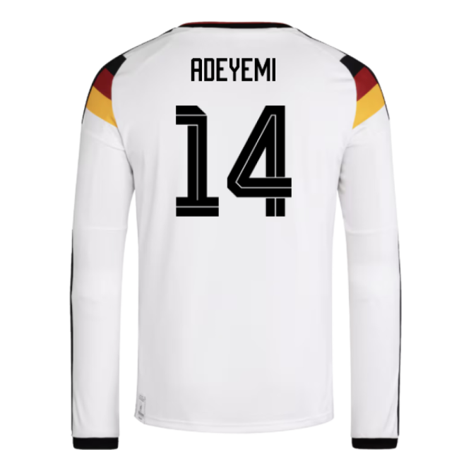 Adeyemi 14 Match Worn Style Germany Home Pro Level Shirt 2026-2027