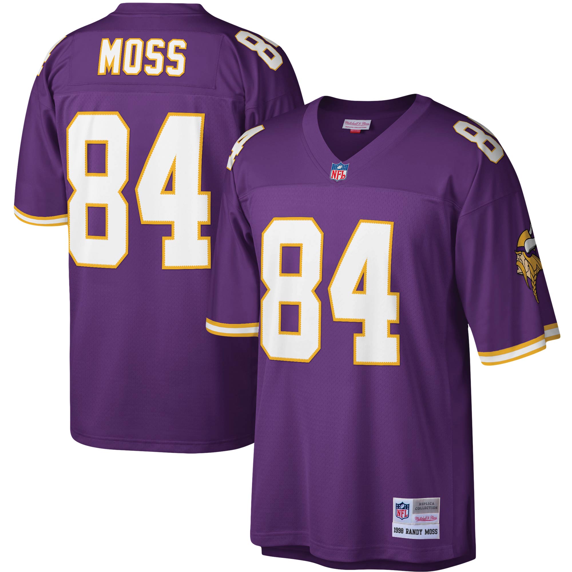 [LK] Randy Moss Minnesota Vikings Legacy Replica Jersey - Purple