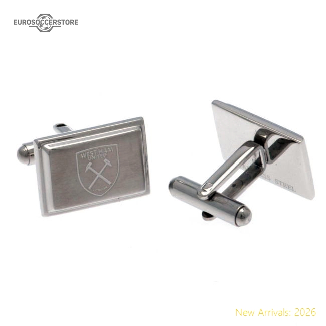 Authentic West Ham United Fc Tie Slide & Cufflink Set - Premium