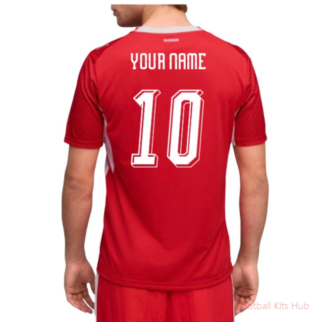 2026-2027 Switzerland Home Shirt (Your Name)