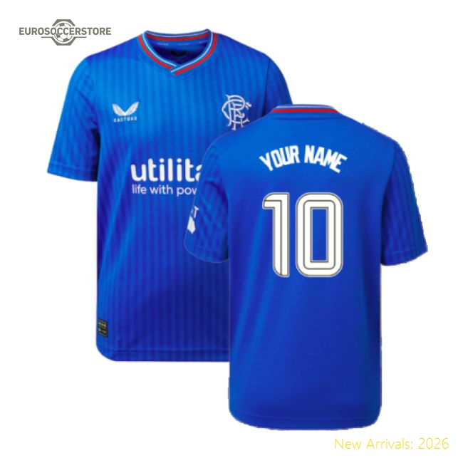 Rangers Shirts Children 2023 Home Jersey Jersey Football Fan Supporter Collection